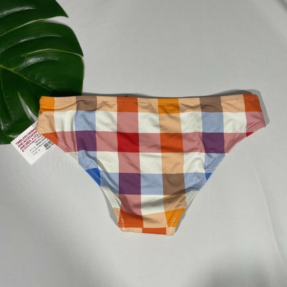 NWT Solid & Striped [‎ SZ Small ] Elle Bikini Bottom Beach Plaid - Picture 8 of 12